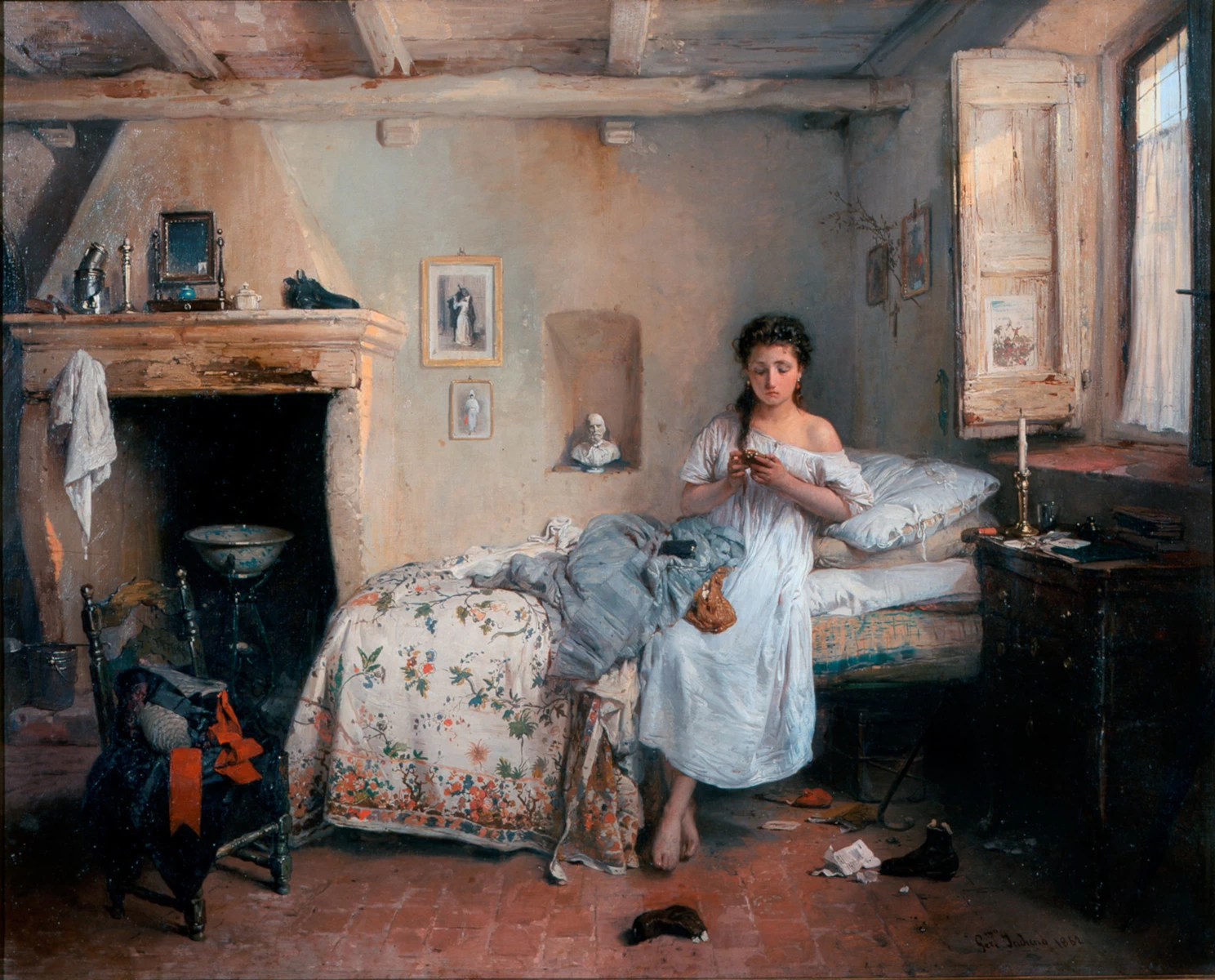 Triste presentimento - Pinacoteca di Brera, Milano, 1862